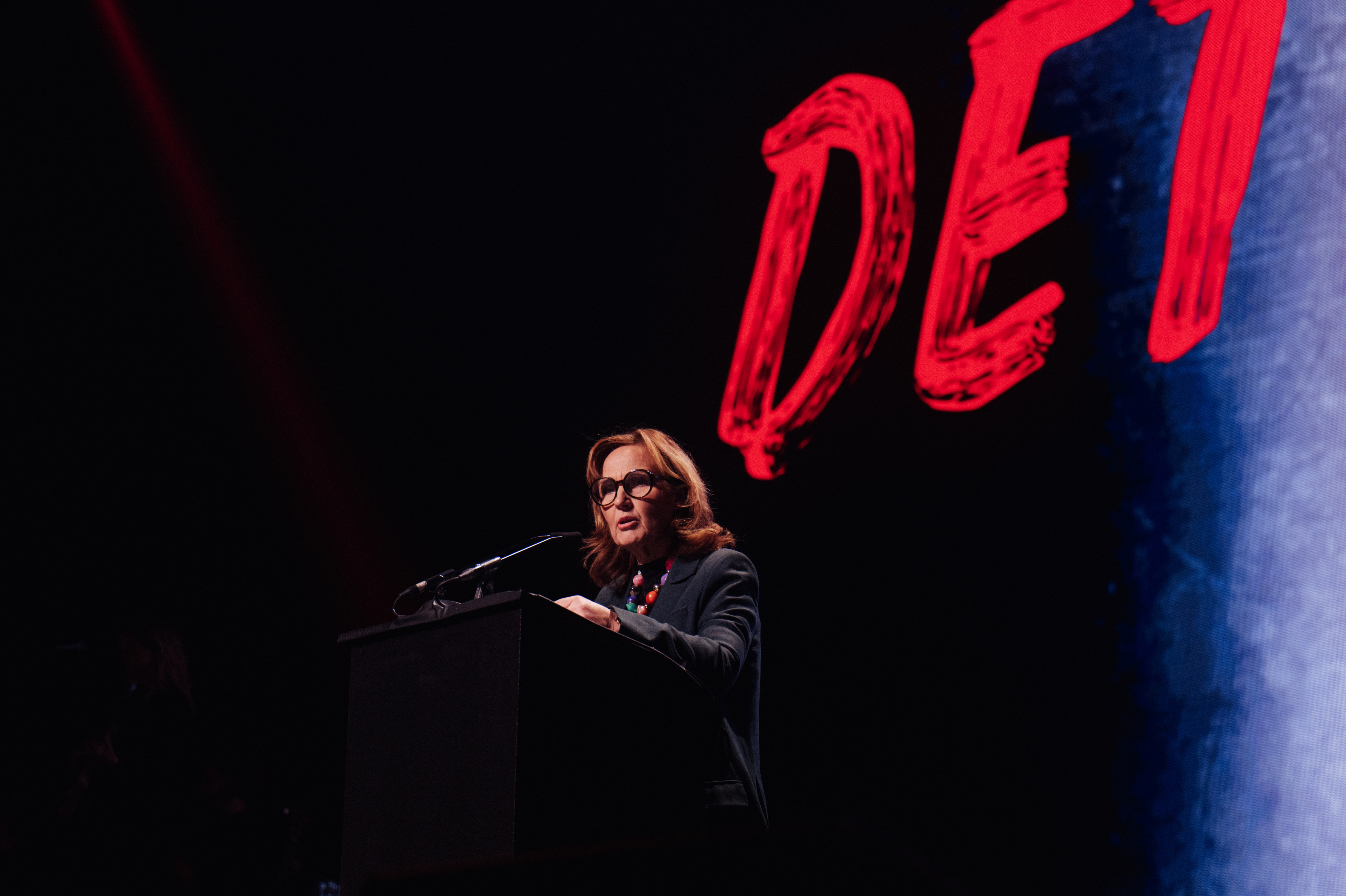 Juno Blom, barnombudsman, p&aring; Det r&auml;cker 